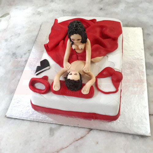 Girl on Top Theme Naughty Cake