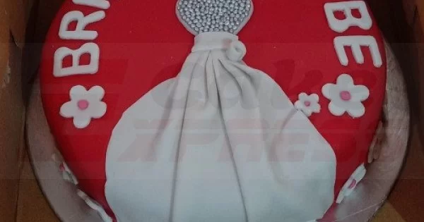 Buy Bride to Be Theme Fondant Cake Online in Delhi NCR : Fondant Cake Studio