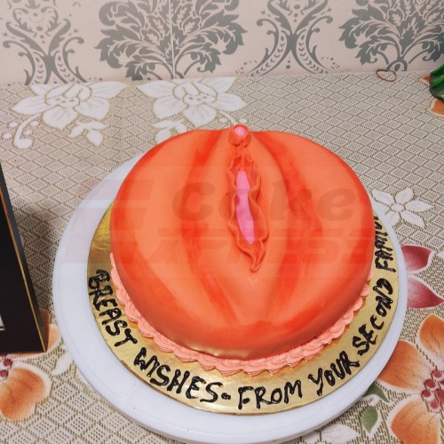 Vagina Theme Fondant Cake