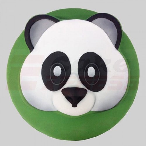 Cute Panda Face Fondant Cake