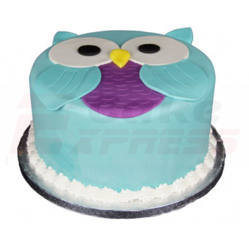 Owl Fondant Cake