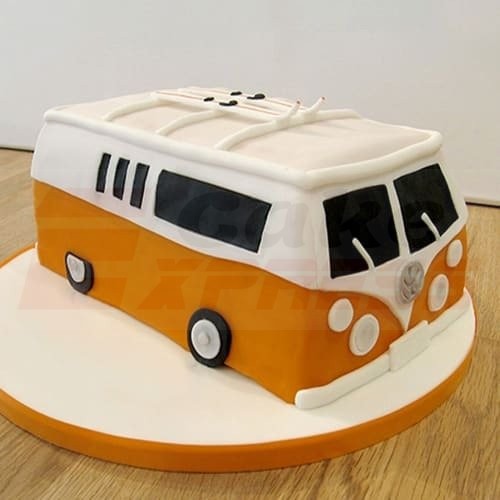 VW Camper Van Fondant Cake