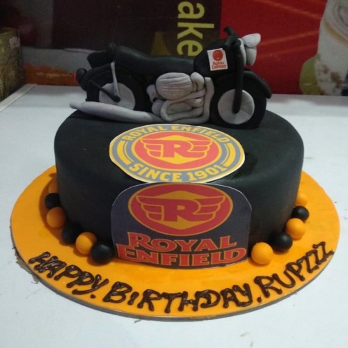 Royal Enfield Customized Cake