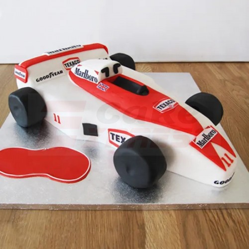 Formula 1 Car Fondant Cake