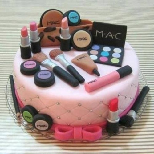 Makeup Themed Designer Cake