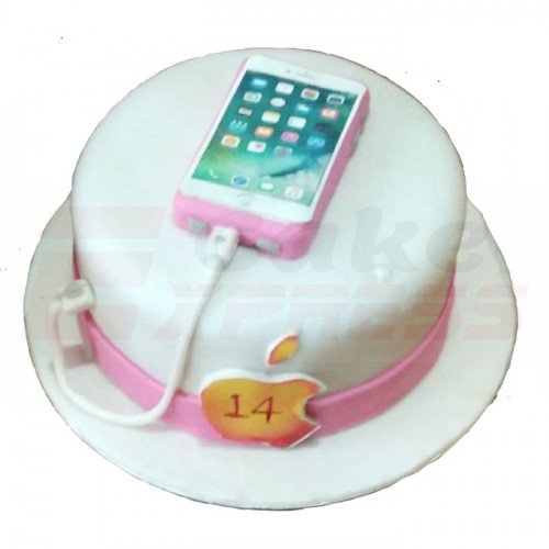 iPhone Themed Fondant Cake