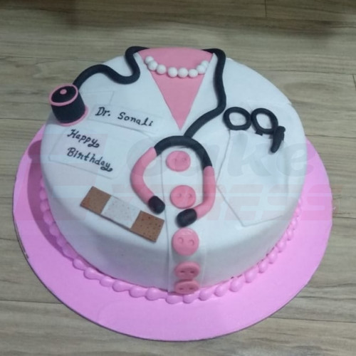 Female Doctor Birthday Cake