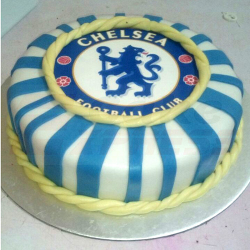 Chelsea Soccer Club Customized Cake