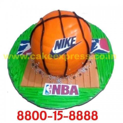 NBA Theme Fondant Cake